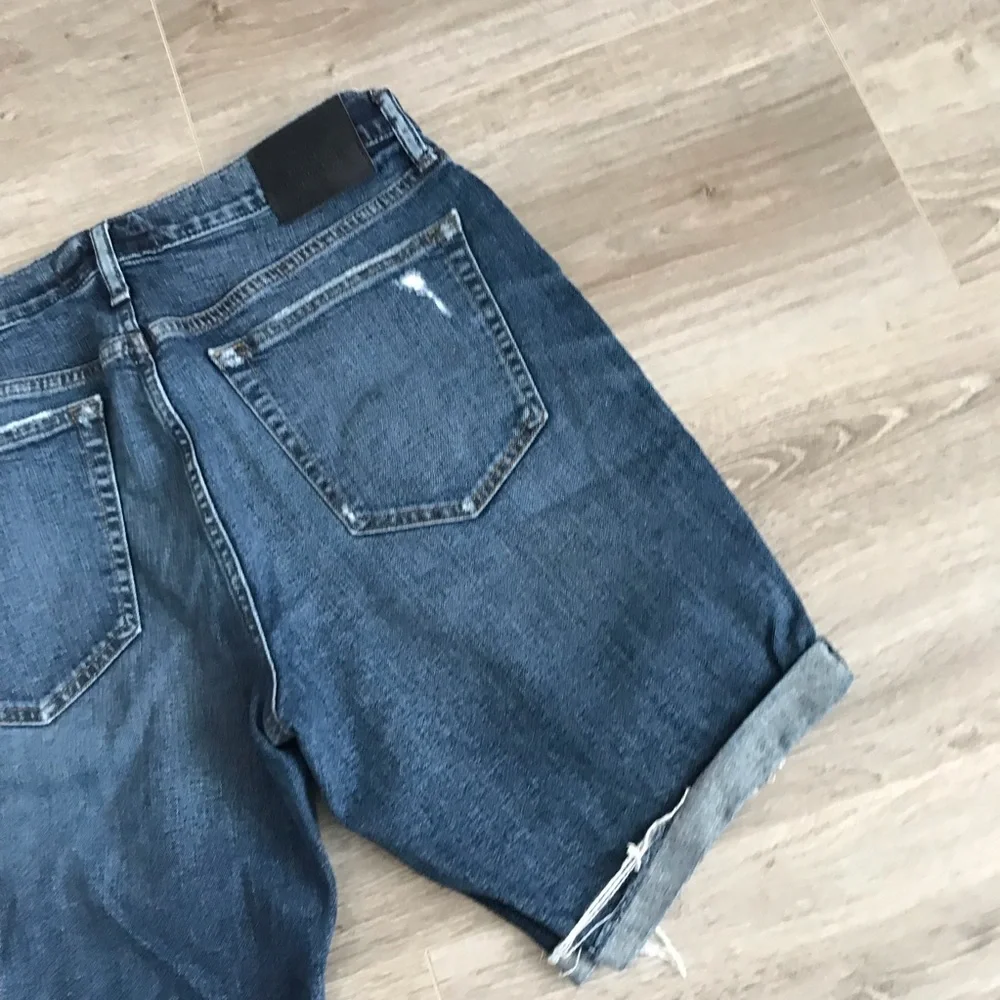 ABERCROMBIE Stretch Mens Distressed Jeans Short | 34